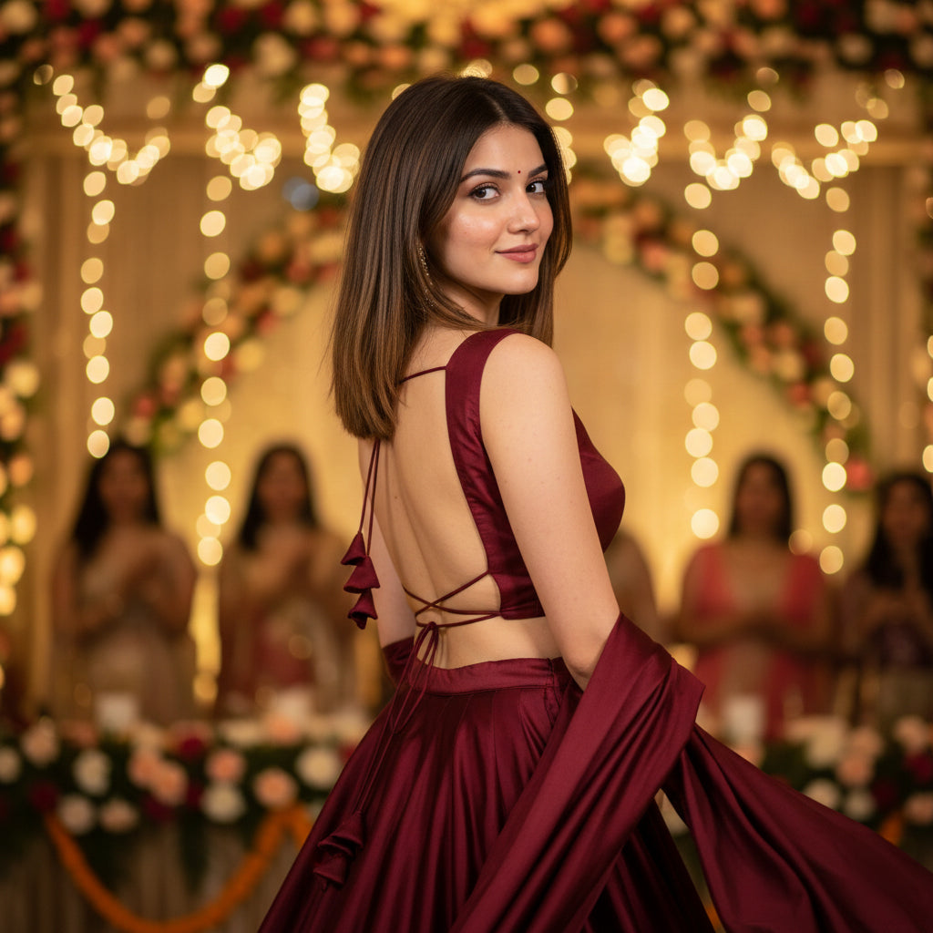 6 Diwali Card Party Outfits Indian Influencers Are Styling This Year (And the Colour Combos to Copy)
